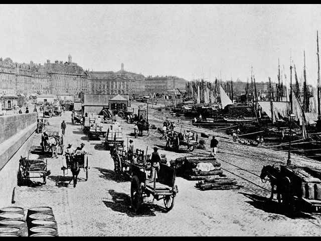 Le port de Bordeaux à la fin du XIXe siècle