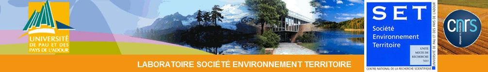 Laboratoire Socit, Environnement, Territoire - UMR 5603 du CNRS et Universit de Pau